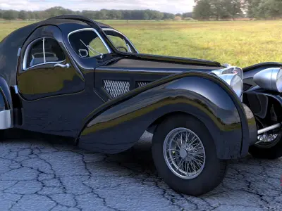 bugatti atlantic 3D model