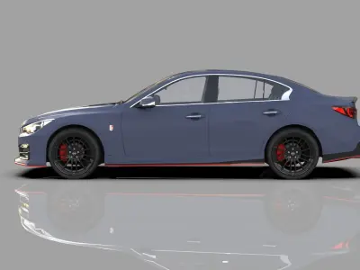 Nissan Skyline Nismo RV37 2023 HQ interior 3D model