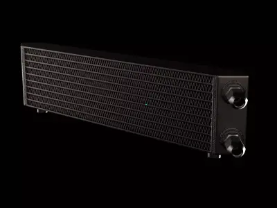 CSF boss oil cooler 3D model