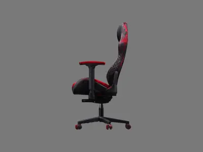Gaming Chair Low-poly 3D model