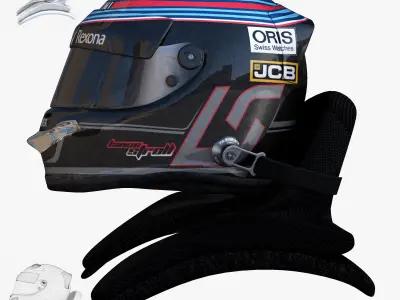 Stroll helmet 2017 Low-poly 3D model