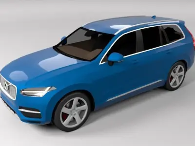 VOLVO XC90 Low-poly 3D model