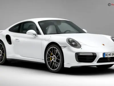 Porsche 911 Turbo S 2017 3D model