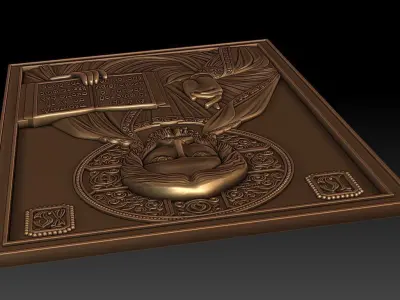 Jesus 4 bronze statue of 3D model