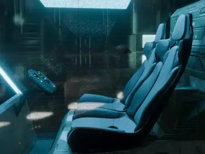 Future Fly-Craft Vehicle 3D model