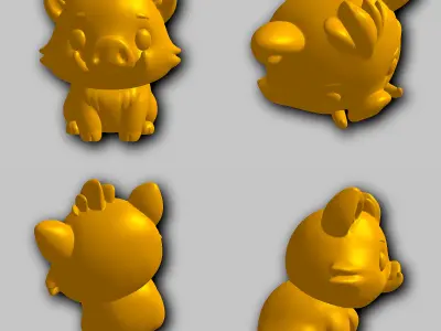 Boar - Kawaii Animals Collection 3D print model