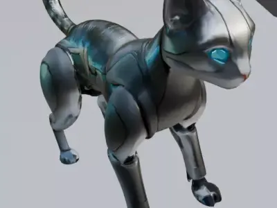 robotic cat  3D model