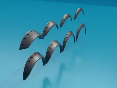 UNIVERSAL WHEEL FLARES 26NOVWF03 3D print model