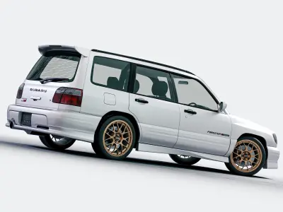 Subaru Forester STI SF5 2001 3D model