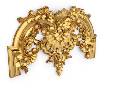 carved classic decorative ornament cnc 3d printing stl 37 3D print model