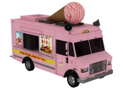 Ice Cream Truck 3 3D model