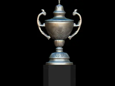 Ayrton Senna trophy 3D print model