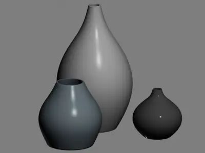 vase 17 3D model purchase