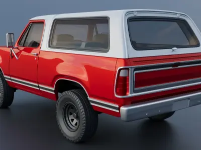 Dodge Ramcharger 1973 3D print model