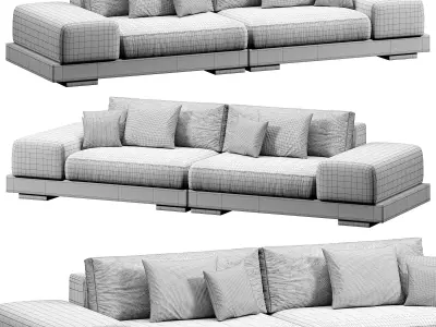 APPIANI Sofa by blanche 3D model