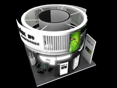 Showroom - Area -6X6-3DMAX2009-015 3D model