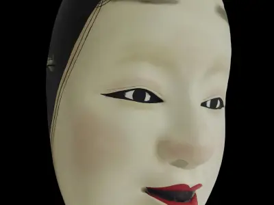JAPANESE NOH MASK Onna-kei 3D print model