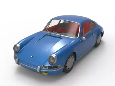 1964 Porsche 911 3D model