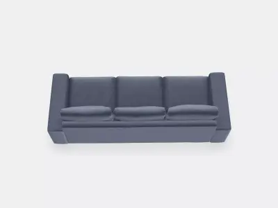 VIMLE 3-seat sofa 11 Low-poly 3D model
