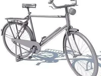 3D Street Bicycle 3D model