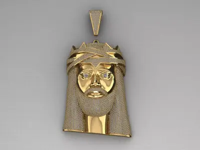 2 JESUS PENDANTS 3D print model
