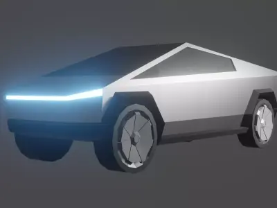Tesla Cybertruck 3D Model 3D model purchase
