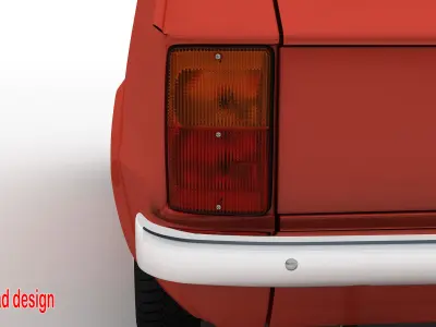 seat 133 1975 3d model 3D model