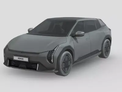 Kia EV4 Hatchback 2026 Low-poly 3D model
