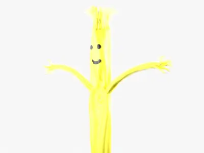 Sky Dancer Animation 3D model
