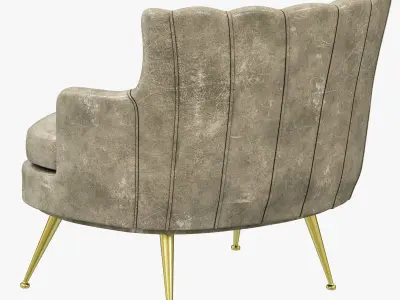 Brabbu Plum Armchair 3D model