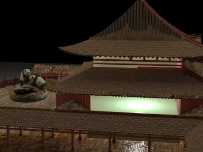 Chinese ancient house 3D model