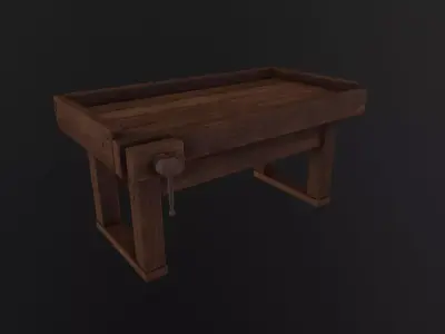 WorkBench 3D Model Low-poly 3D model