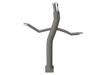 Inflatable Sky Dancer 3D model 3D model