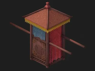 Game Official - Transportation - Wooden Car 02 3D model