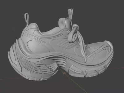 10XL Sneakers Balenciaga Fall 24 3D model