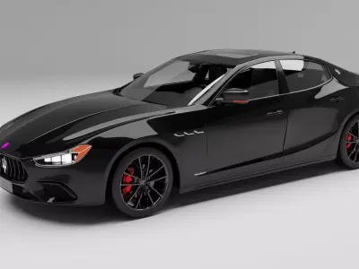 Maserati-Ghibli-hybrid  3D model