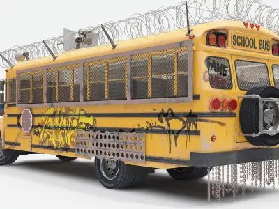 School Bus 3D model