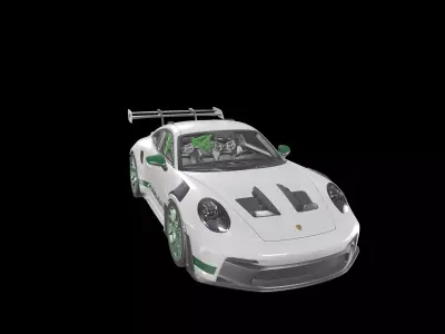 Porsche 911 GT3RS 992 3D model