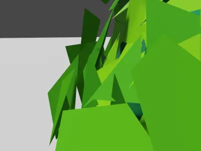 Stylized Low Poly Bush Free 3D model
