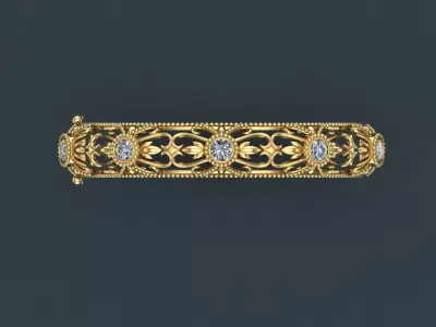 Kbach Khmer Bracelets 3D print model