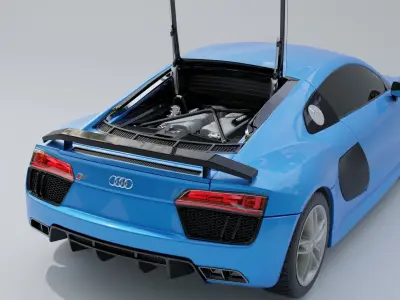 Audi R8 V10 Car Model 3D model
