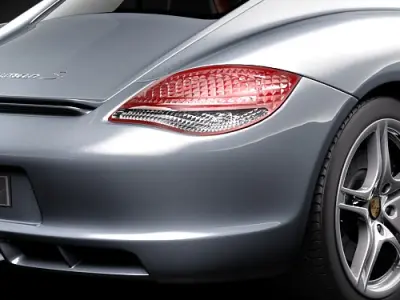 Porsche Cayman S 2011 3D model
