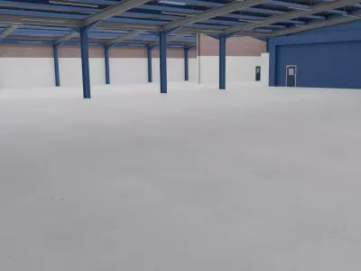 Modern Storage Facility Scene High Quality 3D Asset Low-poly 3D model