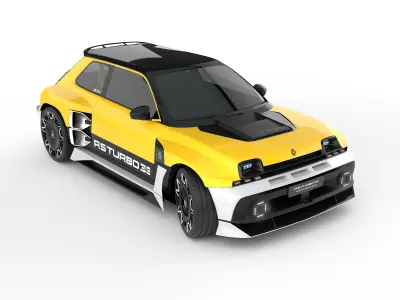 Renault 5 Turbo 3E 3D model