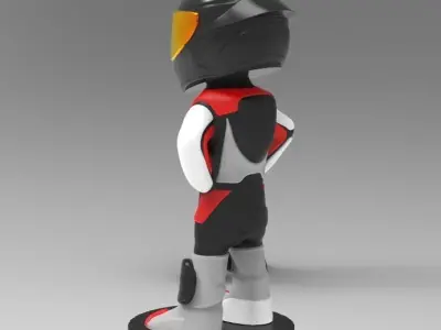 MOTORCYCLE DOLL 3D print model