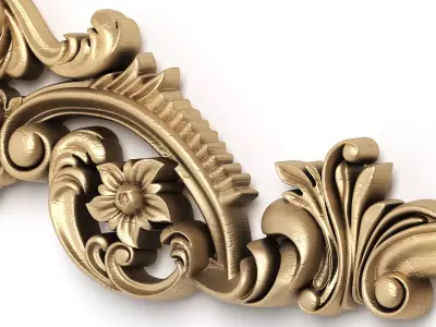 Carved decor 2 3D model