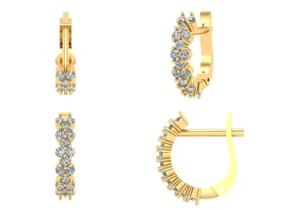 Earrings 36 3D print model