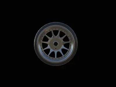 WHEEL MODEL WITH TYRES Free 3D print model