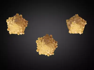 Stylized Christmas Tree Set 10 3D print model