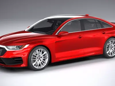 Generic Sedan 2020 v2 3D model